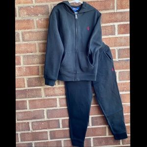 Black Polo Sweatsuit